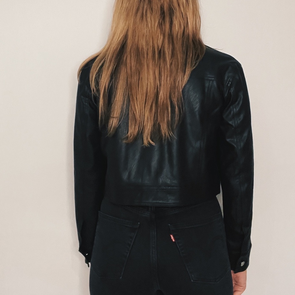 Vegan leather jacket - Picture 2 of 2